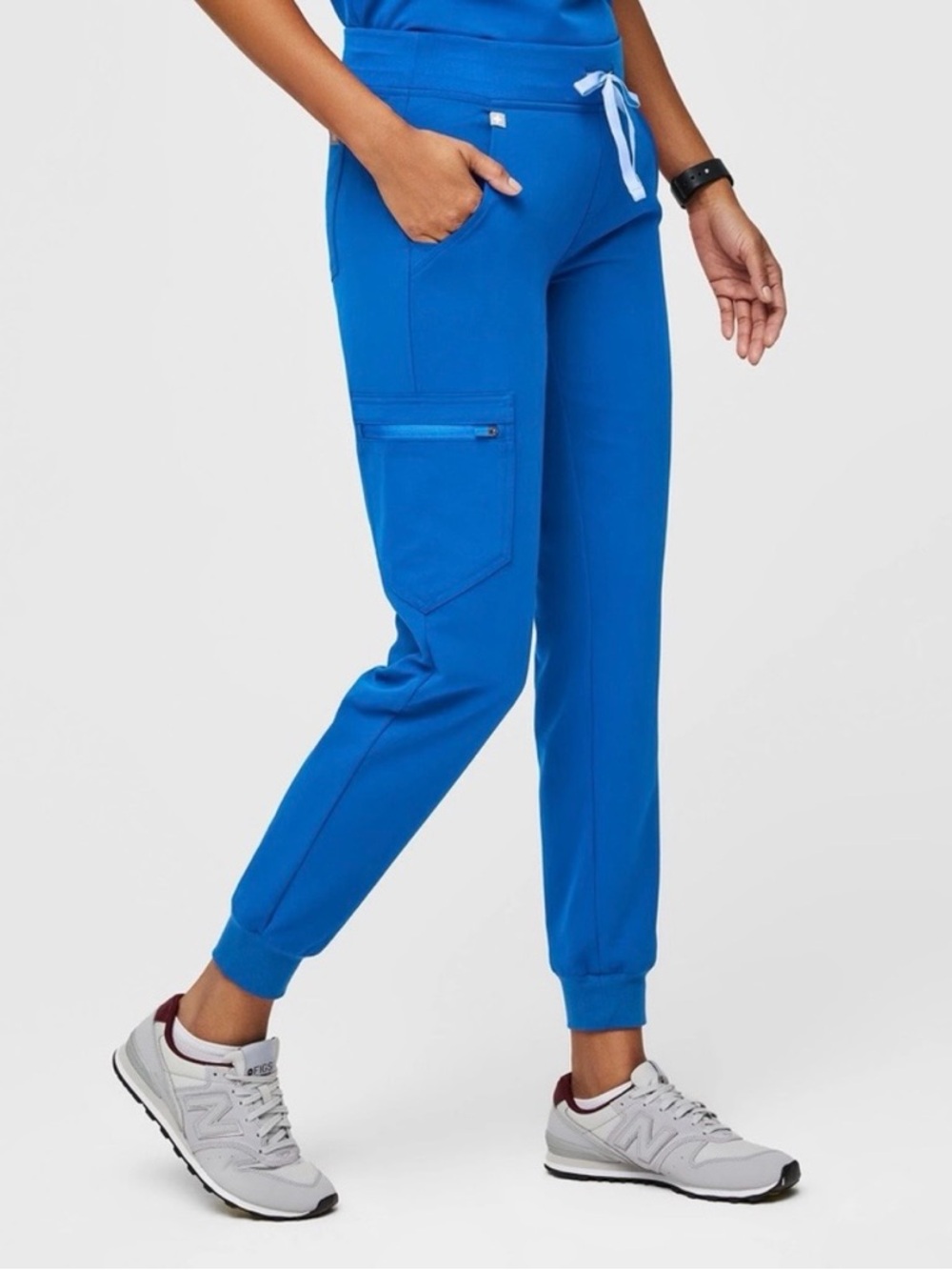 Royal Blue Jogger Scrub Pants